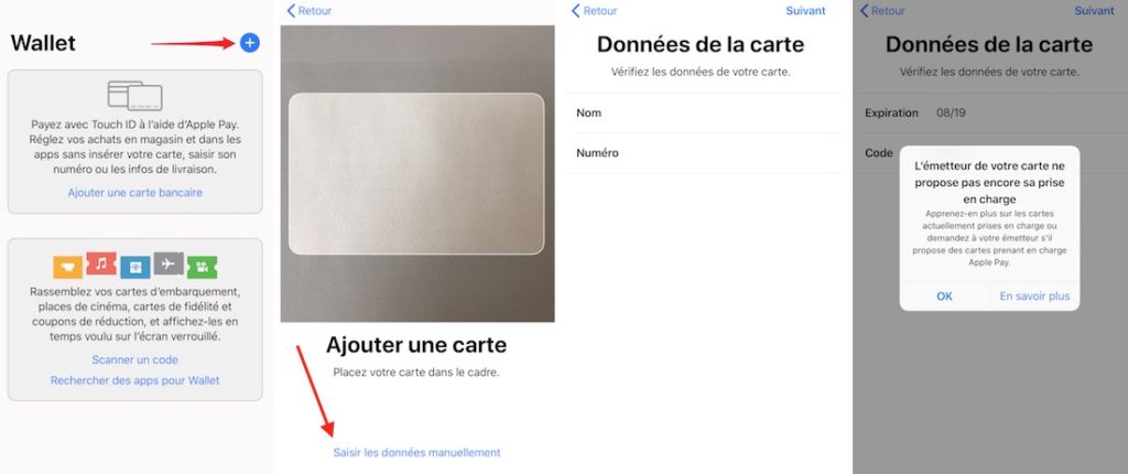 Configurer Apple Pay dans Wallet